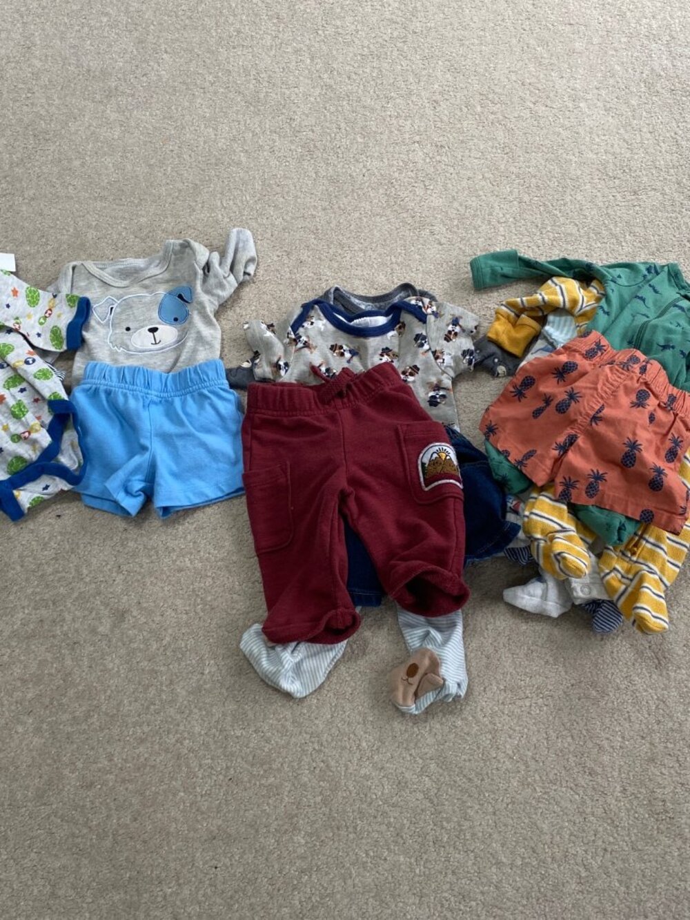 Baby Boy NB to Size 9 months